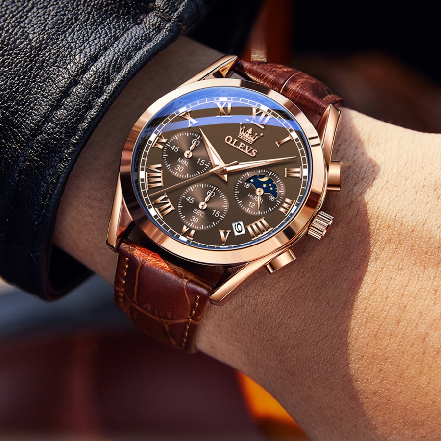 Đồng hồ nam olevs, đồng hồ nam chính hãng, đồng hồ nam dây da