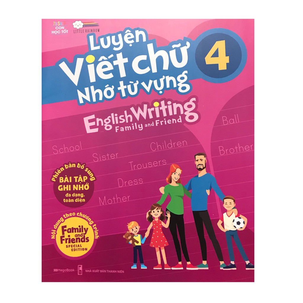 Sách - Luyện viết chữ nhớ từ vựng - English Writing family and friend 4