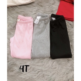 set quần legging lót lông bé gái