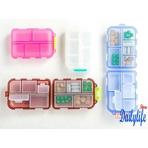 Hộp đựng thuốc sử dụng hàng ngày thiết kế 10 ngăn