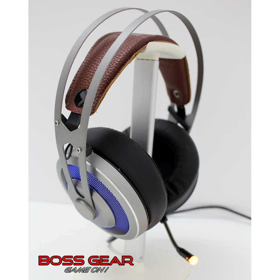 Tai Nghe Gaming BossGear X20 Giả Lập Âm Thanh 7.1 ( Đêm tai dày và to, LED 7 màu ,Khung Kim Loại )