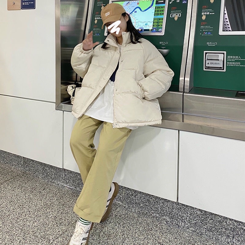 ẢNH THẬT Áo phao phong cách Hàn