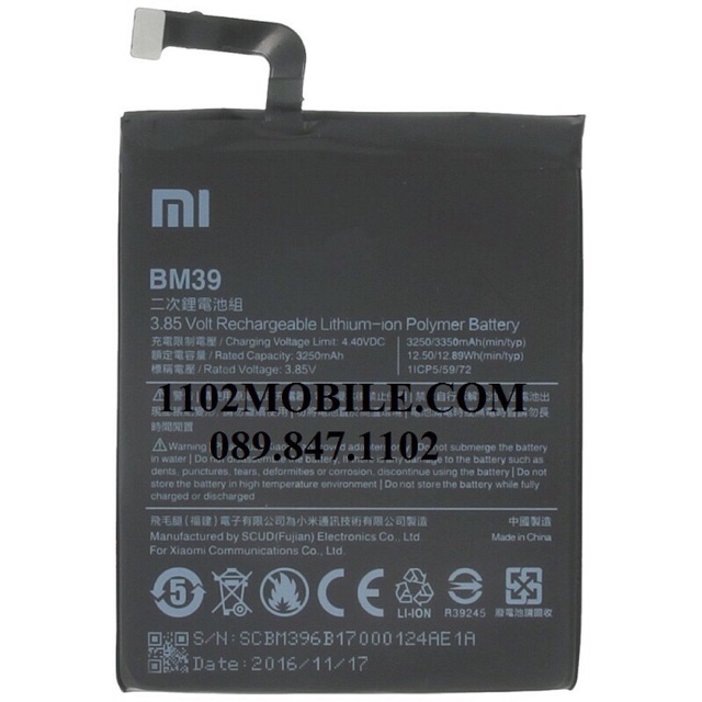 Pin Xiaomi mi 6 ( BM 39 )