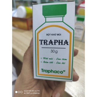 Khử mùi hôi chân, hôi nách Trapha 30g - dạng bột giúp hết mùi giày, giảm tiết mồ hôi