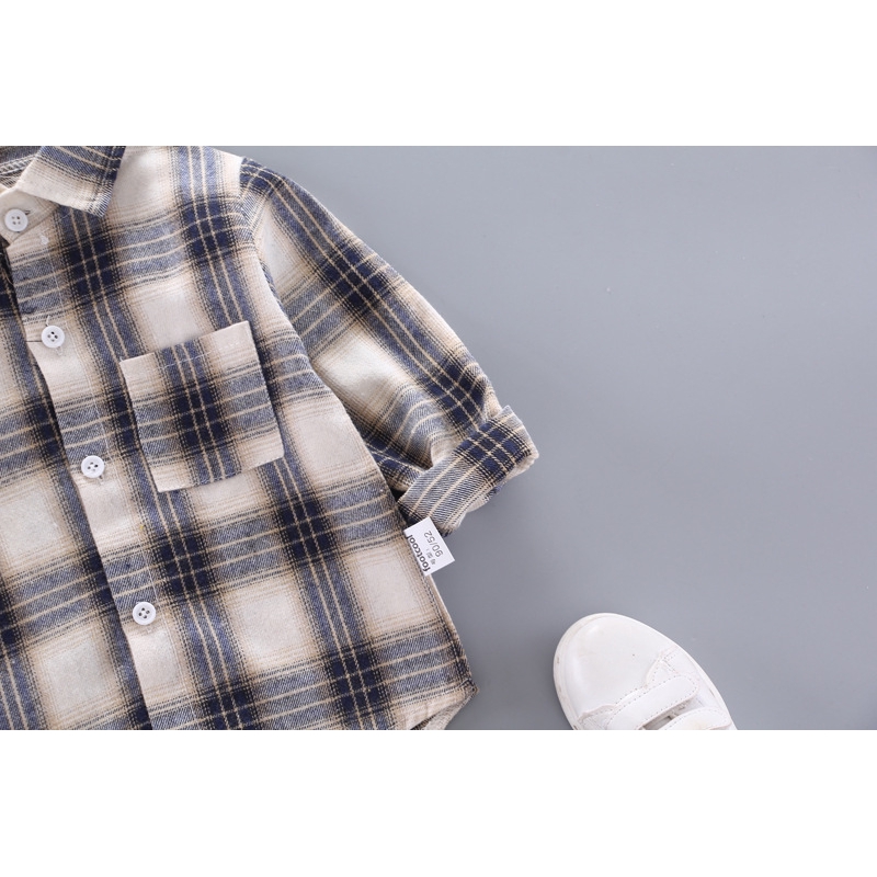 Hàng Mới Về Áo Sơ Mi cotton Kẻ Sọc Phong Cách Hàn Quốc Cho Bé Trai, Hàng Mới Về Năm 2021.