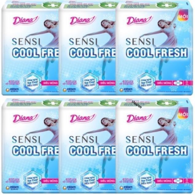 BVS Diana Sensi Cool Fresh Mát Lạnh 8 miếng /gói - Duongtri964