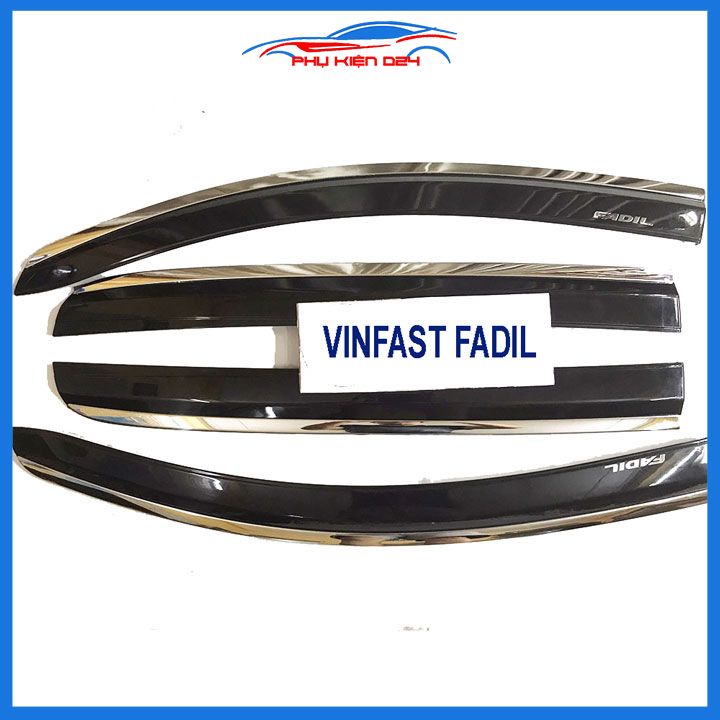 Vè mưa Fadil 2019-2021 chỉ inox cao cấp bảo vệ xe