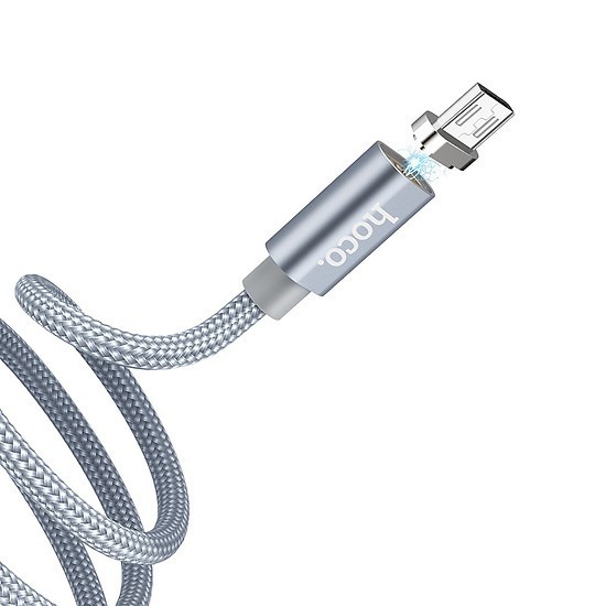 Cáp Từ Hít Nam Châm Hoco U40A Micro-USB 1M