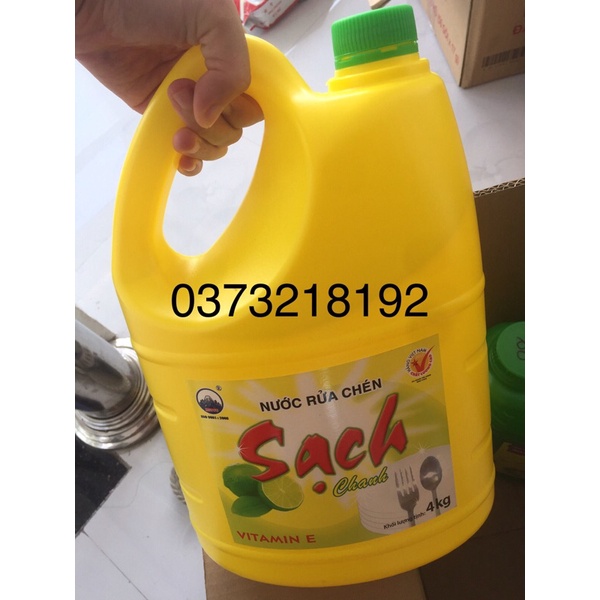Nước rửa chén Sạch 4kg