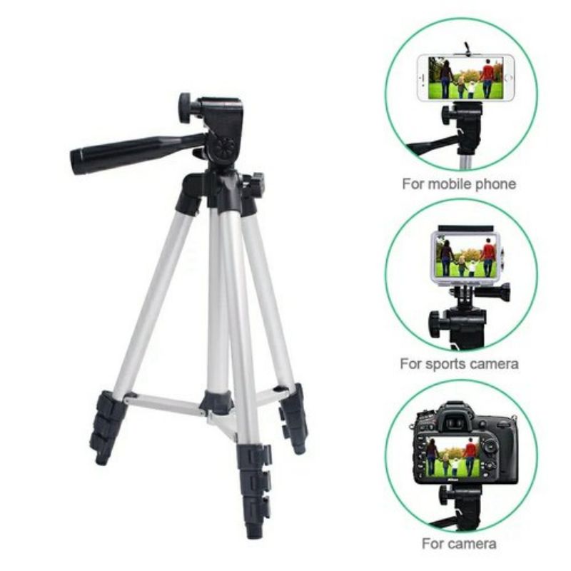 Giá đỡ tripod 3 chân TF_3110 chó điện thoại có remote