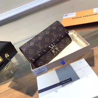 Ví thời trang LV Wallet Classic Card Holder Fold Wallets Leather Coin Purse Poch Bag