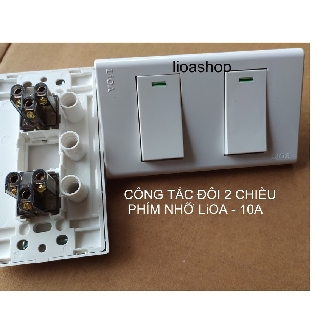 CÔNG TẮC ĐÔI 1-2 CHIỀU PHÍM NHỠ LiOA.
