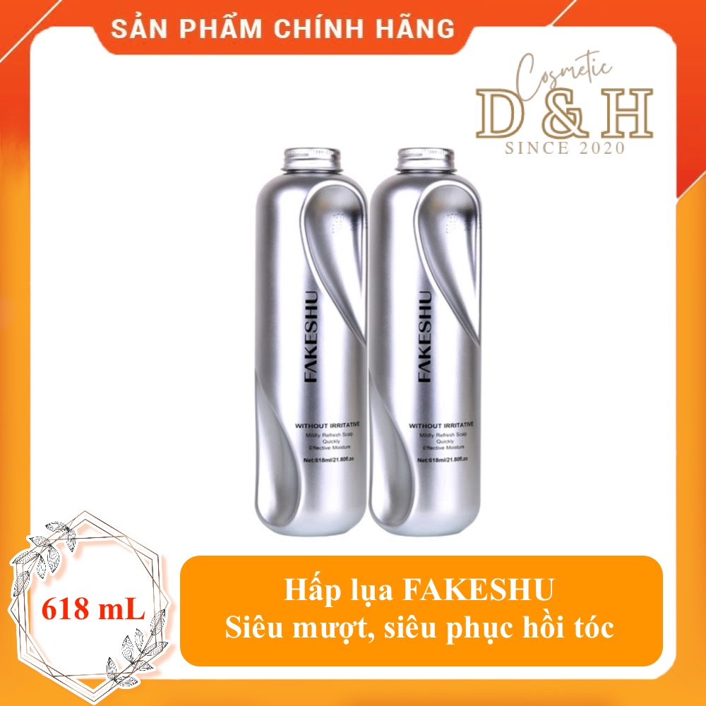 Hấp tóc lụa tơ tằm FAKESHU 618ml Nhật Bản - Siêu mượt, siêu phục hồi dành cho tóc sơ