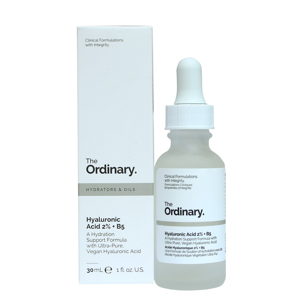 Serum dưỡng ẩm, phục hồi da The Ordinary Hyaluronic Acid 2% + B5 30ml