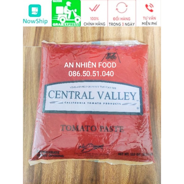 Sốt Cà Chua Central Valley Cà Chua Xay Dạng Túi 3KG Tomato Paste