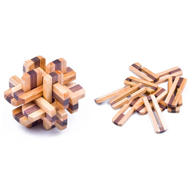 Giải đố gỗ Wood puzzle - Đồ chơi thông minh trí tuệ