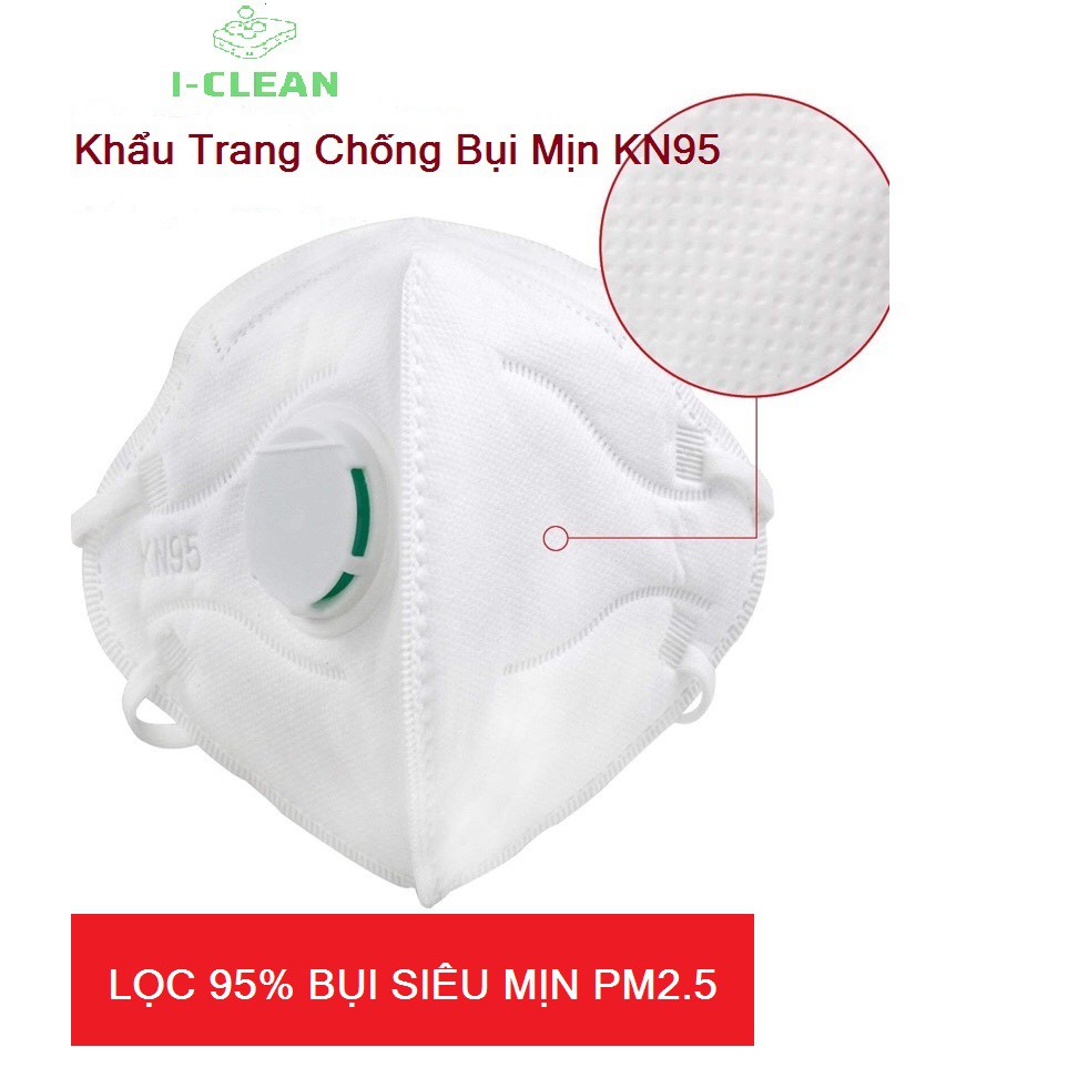 Khẩu Trang Chống Bụi Mịn KN95 Lọc 95% Bụi Siêu Mịn - Hàng Ấn Độ Xuất Khẩu | BigBuy360 - bigbuy360.vn