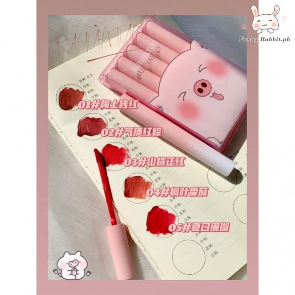 ✨✨ [5 Hộp Quà Tặng] Bộ Son Men Môi Cốc Chống Dính Không Phai Màu Cho Học Sinh Son Môi Màu Trắng Mờ Nhung Mờ Son Bó