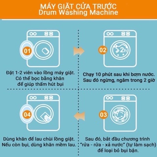 VIÊN TẨY LỒNG MÁY GIẶC ( HỘP 12 VIÊN )