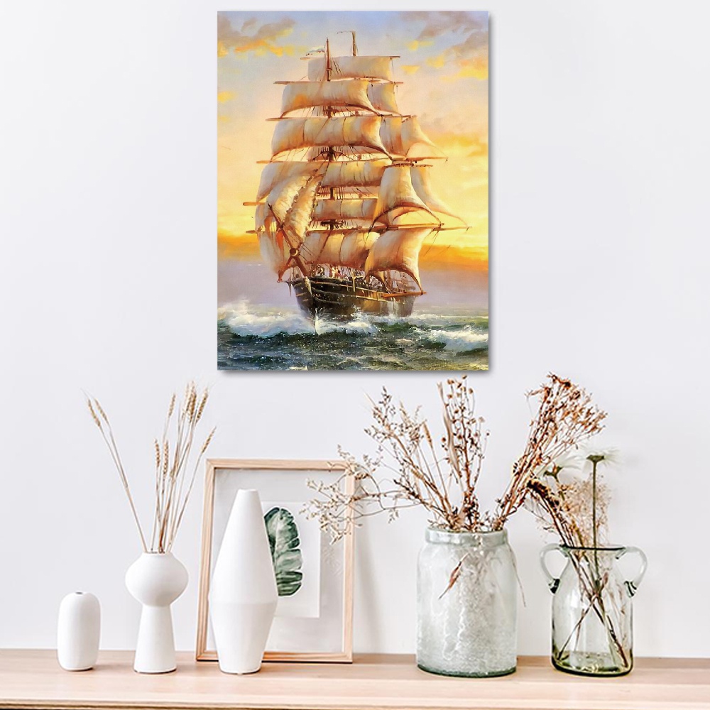 Bộ Tranh Đính Đá 5D Họa Tiết Độc Đáo DIY Dùng Trang Trí Nhà Cửa