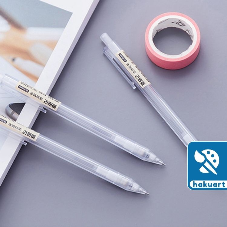 Bút Chì Bấm Trong Suốt 0.5mm TM01720 - Văn Phòng Phẩm Haku