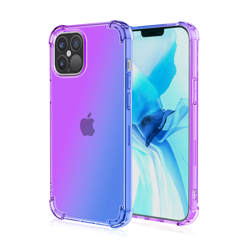 Ốp điện thoại tpu màu gradient chống trầy xước cho Iphone 12 11 Pro Max 12 Mini 7 8 Plus SE 2020 | BigBuy360 - bigbuy360.vn