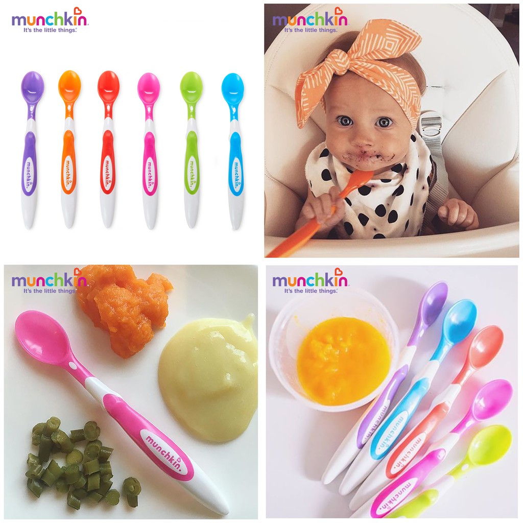 Thìa/Muỗng Nhựa Mềm Munchkin MK10062 [Chính hãng] [Lẻ 1 chiếc]