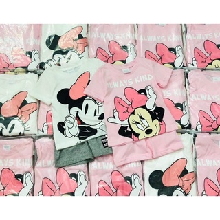 Sbg341 - set 2 bộ đùi bé gái hồng trắng mickey to