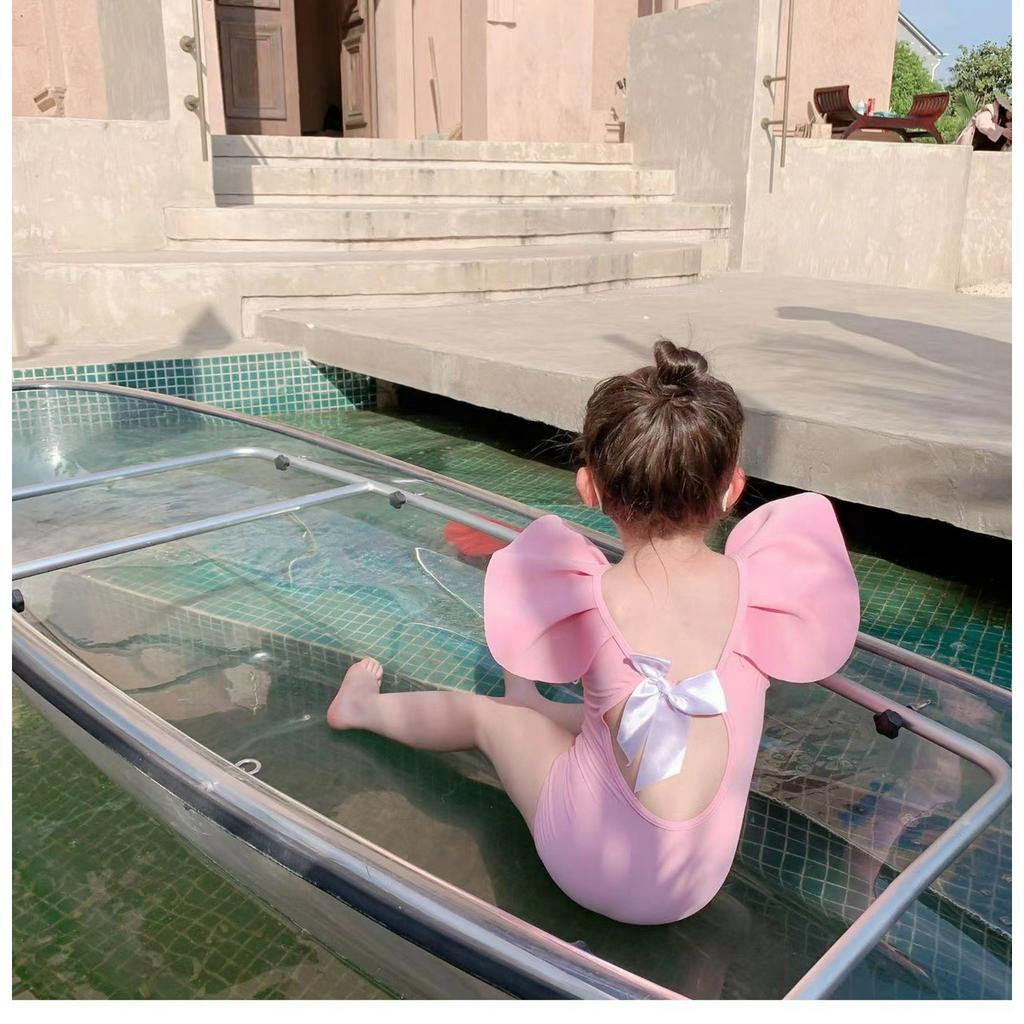 Hàng Chuẩn Loại 1- Đồ Bơi Bé Gái Liền Thân -  Bikini Cánh Tiên Cho Bé -Chất Liệu Bơi Cao Cấp - Hàng Quảng Châu