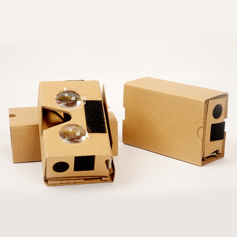 Set 5 Kính Thực Tế Ảo 3d Cho Google Cardboard Vr Valencia 4.5-6inch + Băng Đô