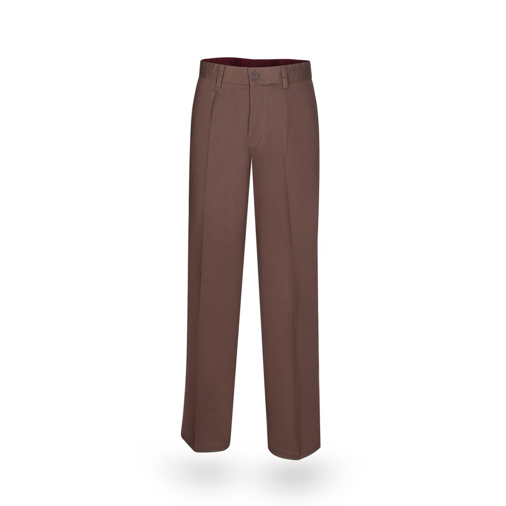 Quần khaki nam Khatoco màu trơn 1 ply mã Q2M528R1-INMA004-2106-1