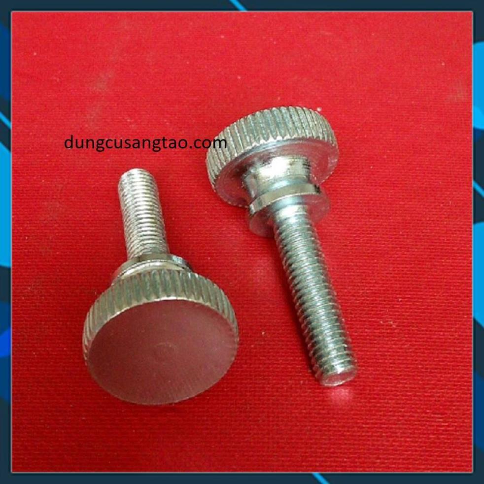 Bu lông / Ốc GS đầu phẳng - tán lớn - tán đôi dày M5 M6 cao cấp