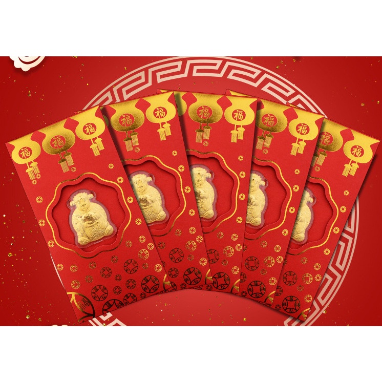 Bao Lì Xì Thần Tài May Mắn Rước Tài Lộc - Dumi Shop