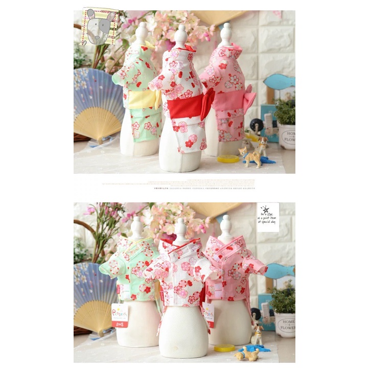 Kimono - đồ hóa trang cho chó mèo, thú cưng