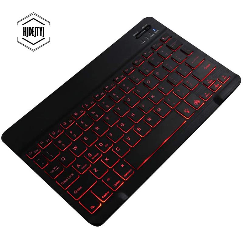 Bàn phím bluetooth có thể sạc lại với 7 màu cho laptop/Tablet/Smart TV