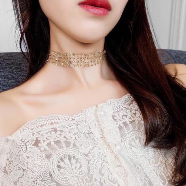 Choker Nhũ Lấp Lánh Siêu Xinh