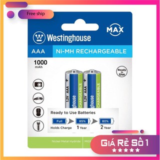 Pin 3a westinghouse 1000 mah - vỉ 2 viên