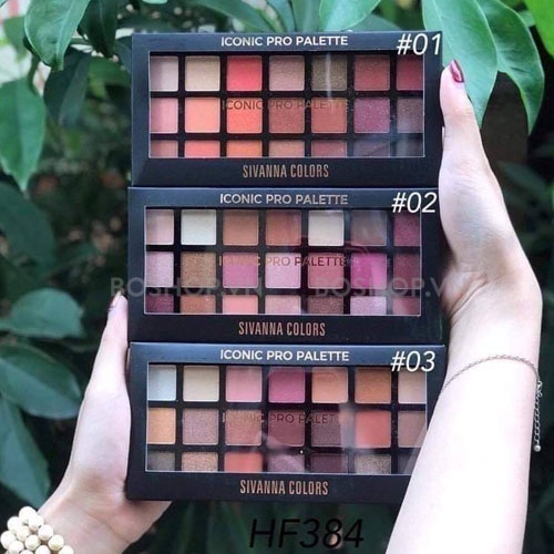 Bảng Phấn Mắt Sivanna Iconic Pro Palette HF384 21g