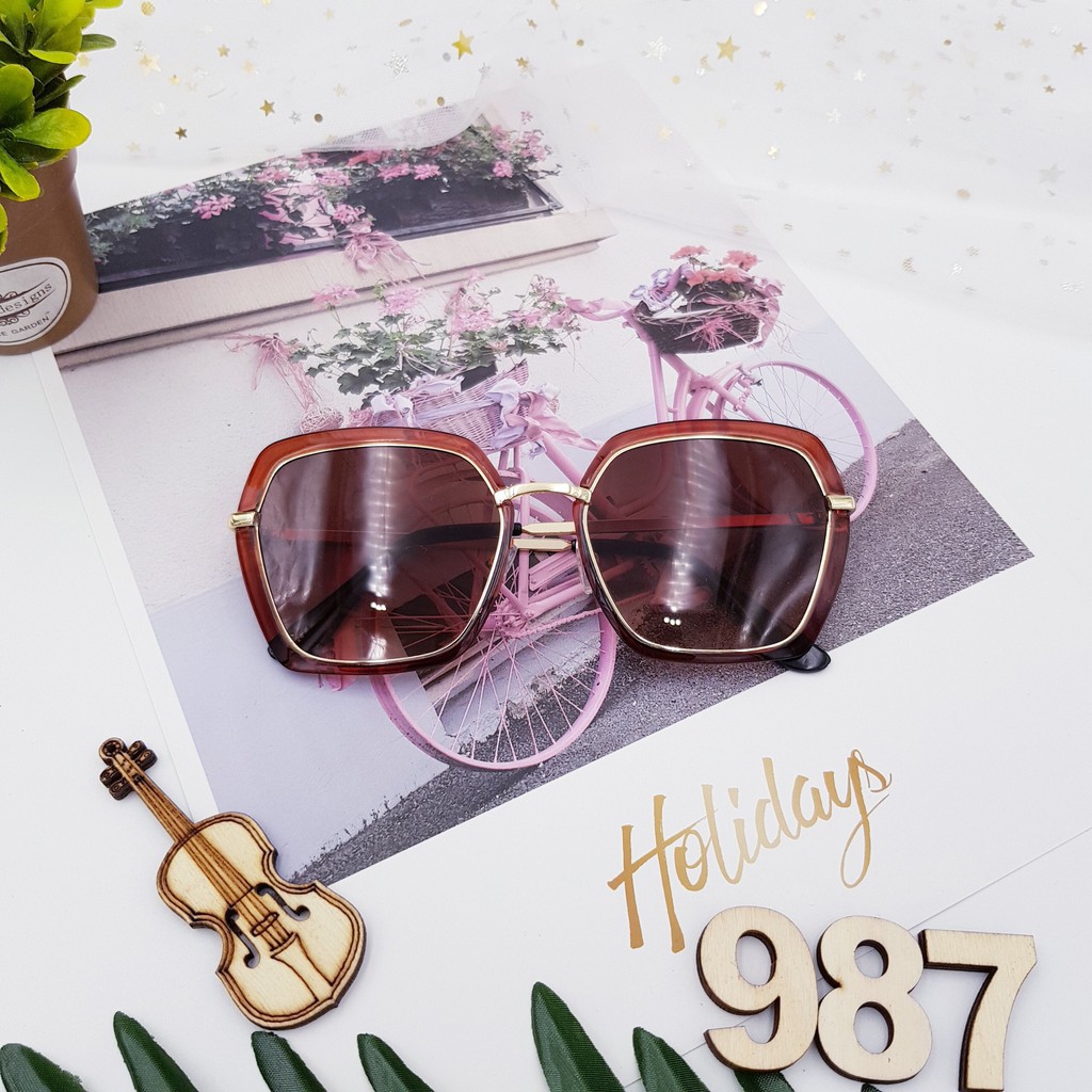 [Mã FARSSTGRE giảm 5K đơn bất kỳ] KÍNH MÁT NỮ BOS 1124 SANG CHẢNH CAO CẤP AH987 | BigBuy360 - bigbuy360.vn