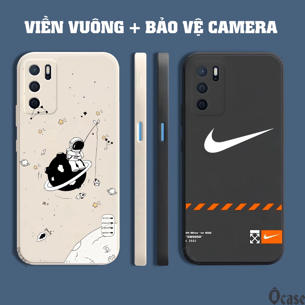 Ốp lưng Oppo A16 / A16s / A54s in hình Nasa vũ trụ cạnh viền vuông có bảo vệ camera