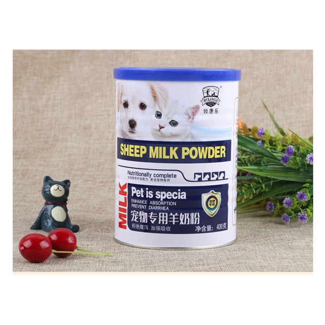 Sữa bột, sữa dê cao cấp cho chó mèo hộp 400g