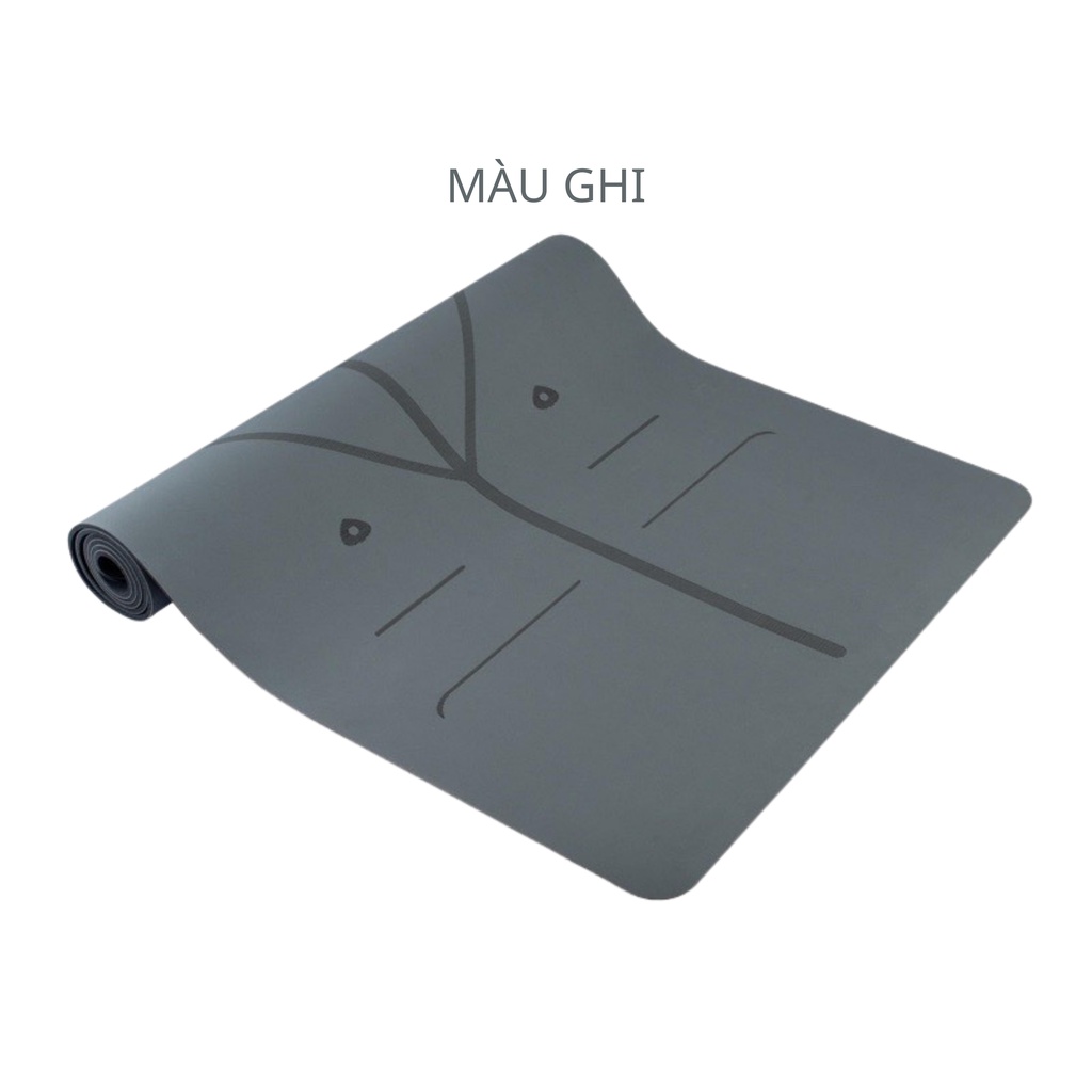 [KHO SỈ] Thảm Tập YOGA Định Tuyến 8MM 1 Lớp Chuẩn TPE Cao Cấp Chống Trơn Trượt Bảo Hành 1 Năm