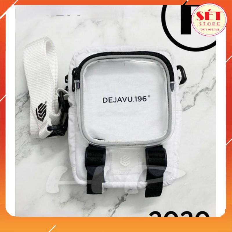 [QUÀ TẶNG LÀ 1C KHẨU TRANG NHA BẠN] Túi đeo chéo Deja196, túi xách nữ,đeo vai nam nữ - 2 màu TRẮNG,ĐEN -Setstore | BigBuy360 - bigbuy360.vn