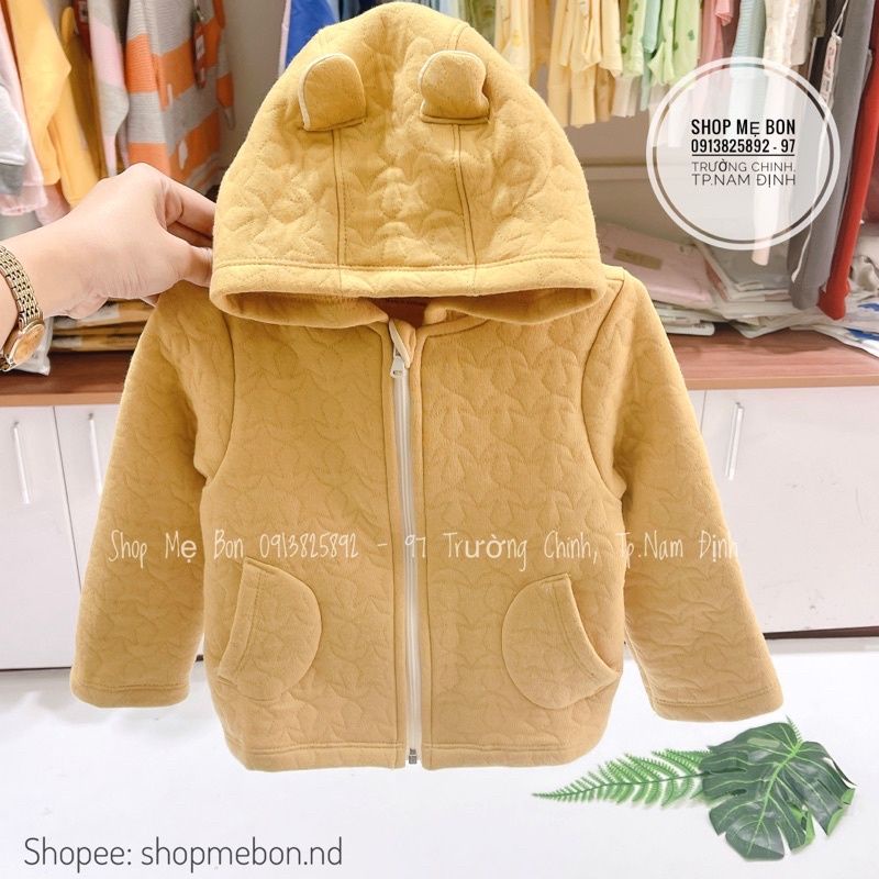 Bons sale 60% - Áo khoác trần bông, áo khoác nỉ Bons99 cho bé từ 6m đến 3y