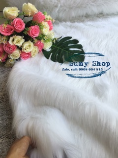 Thảm lông trắng cao cấp