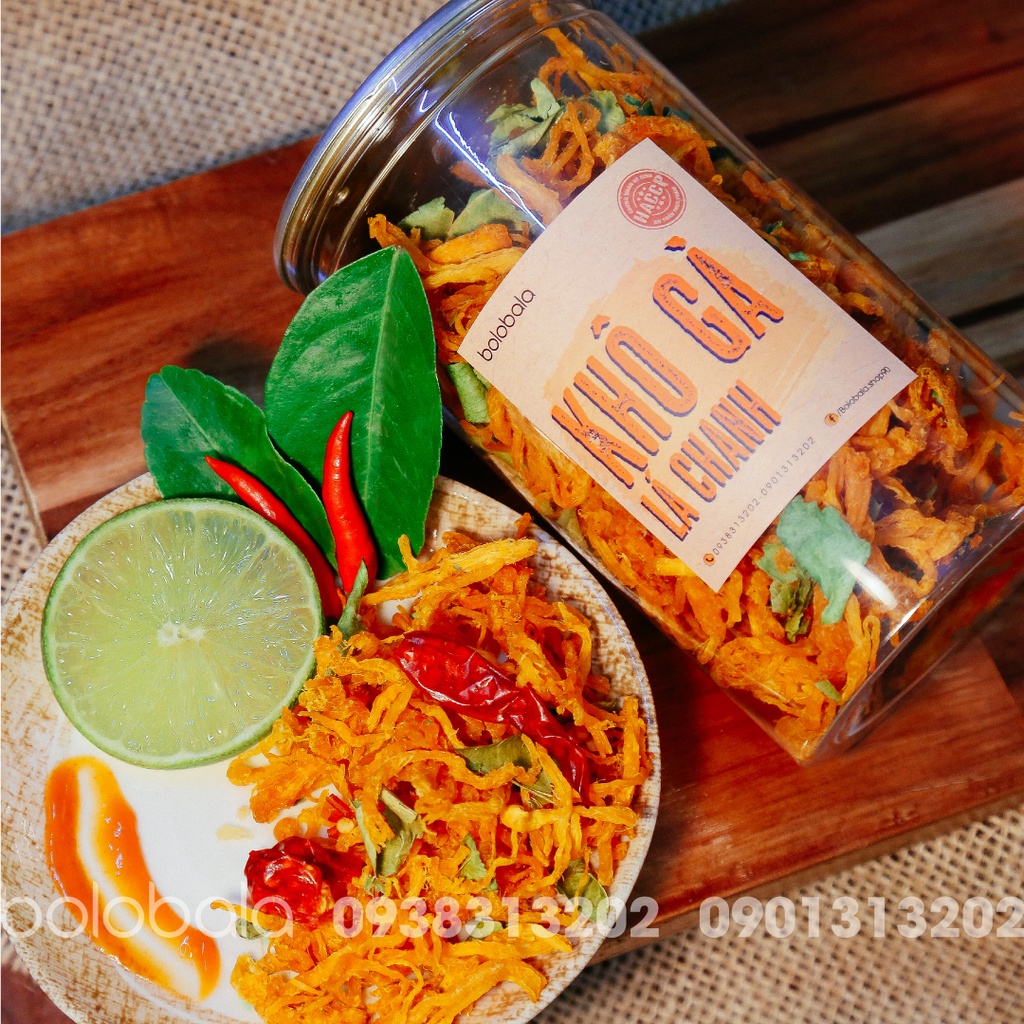 Khô gà lá chanh 250g siêu ngon - FREESHIP – Ăn vặt Bolobala