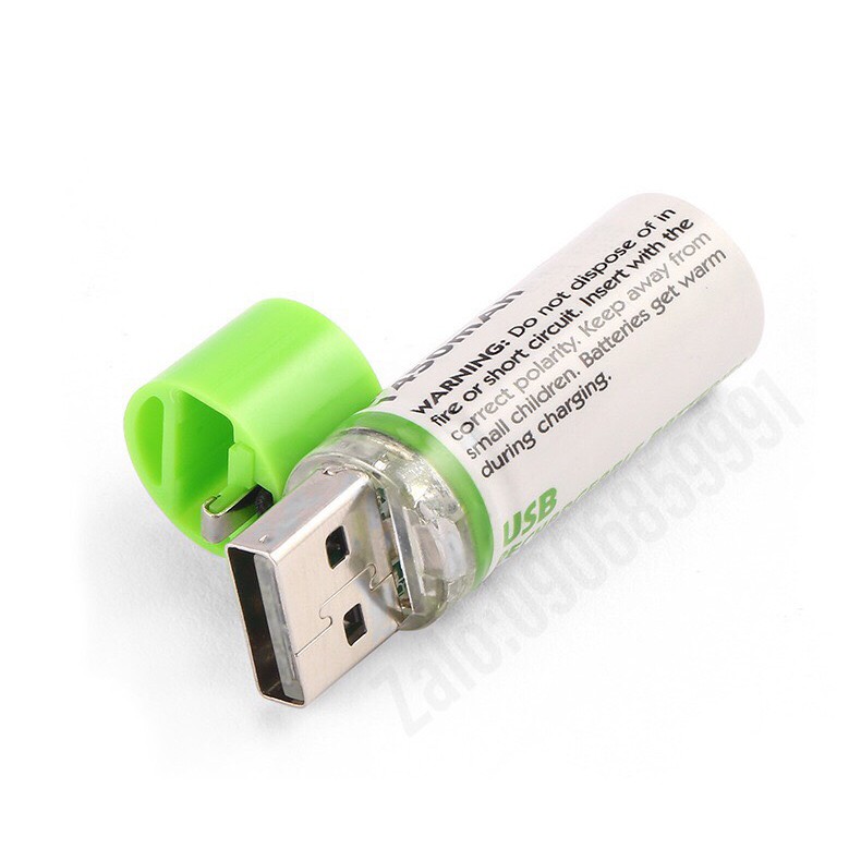 Pin sạc AA - Đầu sạc usb thế hệ mới (2 Viên)