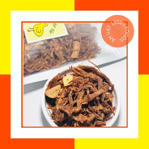 Khô Heo Cháy Tỏi 100g( Túi Zip)_Kết Nối Yêu Thương_Ăn Vặt 1998s Foods