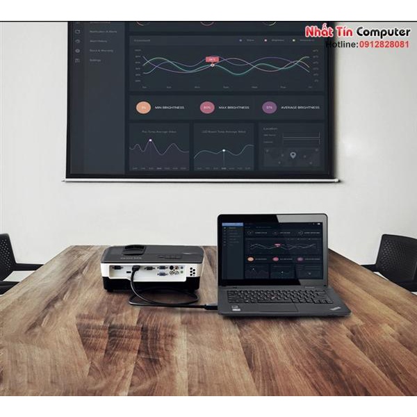 Cáp HDMI 1.4 dài 0,5M cao cấp hỗ trợ Ethernet + 4k2k Ugreen 30115 chính hãng