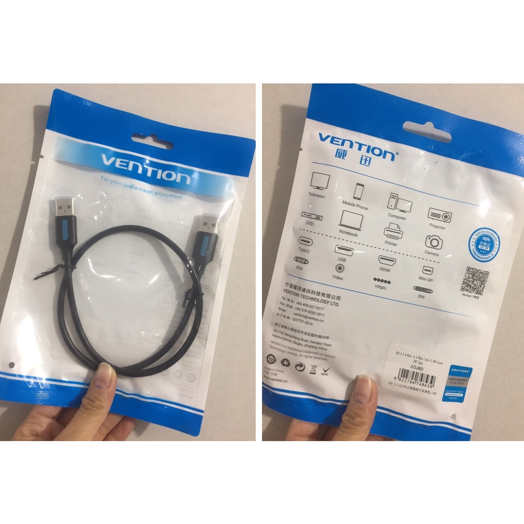 [Usb to Usb] Cáp 2 đầu USB 2.0 Vention COJB